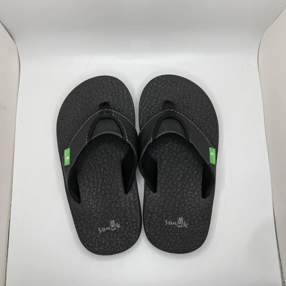 Kids Sanuk Flip Flops Size 11/12 - Picture 6 of 10